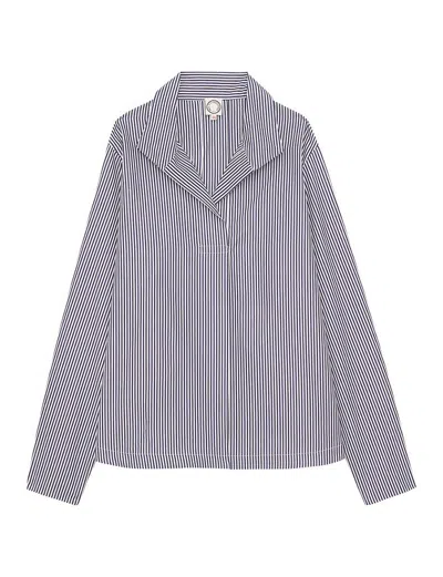 Ines De La Fressange Top Noa Rayé Marine/blanc