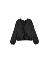 Ines De La Fressange Top Petronille Noir In Black