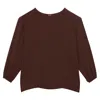 Ines De La Fressange Top Sea Fluide In Brown
