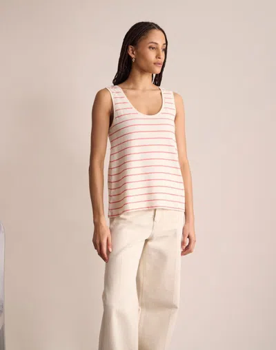 Ines De La Fressange Top Sun En Coton Organique In Brown