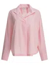 Ines De La Fressange Noa Shirt In Red And White Gingham In Pink