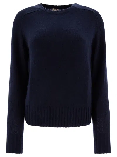Ines De La Fressange Ribbed-hem Sweater In Blue