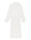 Ines De La Fressange Trench-coat Blake Blanc Coton