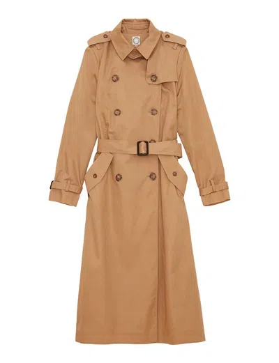 Ines De La Fressange Trench Gaultier Beige In Multi