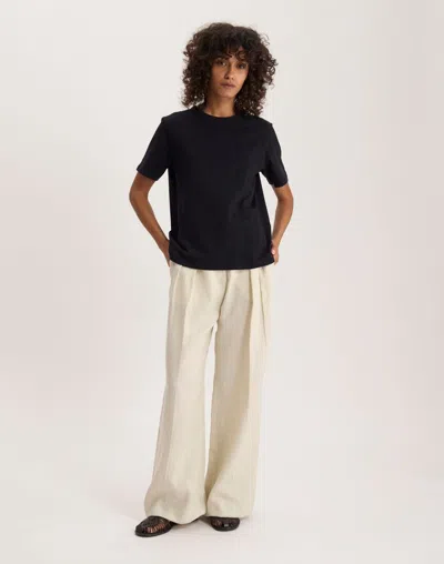 Ines De La Fressange T-shirt Eliott En Coton In Black