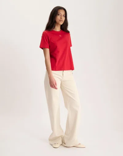 Ines De La Fressange T-shirt Eliott In Red