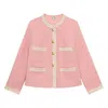 Ines De La Fressange Veste Adelaïde En Coton Rose In Pink