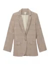 Ines De La Fressange Veste Bruna  En Coton À Carreaux