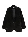 Ines De La Fressange Veste Bruna Noire En Coton