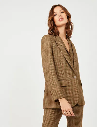 Ines De La Fressange Veste Bruna Pied-de-poule
