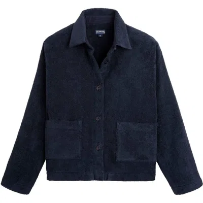 Ines De La Fressange Veste En Éponge Ines X Vilebrequin, Bleue N