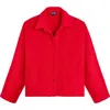 Ines De La Fressange Veste En Éponge Ines X Vilebrequin, Couleur Coquelicot