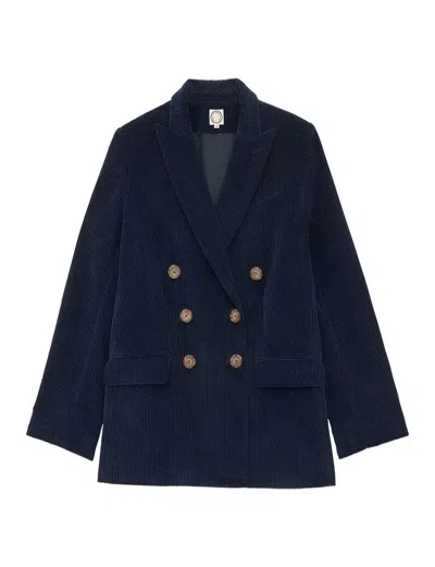 Ines De La Fressange Veste Ezio Bleu Marine