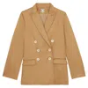 Ines De La Fressange Veste Ezio Camel In Brown