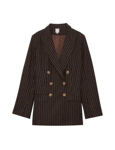 Ines De La Fressange Veste Ezio Marron