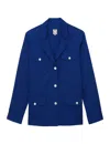 Ines De La Fressange Veste Flipper Bleue In Blue