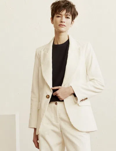 Ines De La Fressange Veste Gaelle Écru