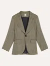 Ines De La Fressange Veste Gaelle Motif Prince De Galles