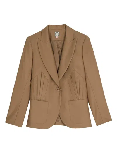 Ines De La Fressange Veste Garance Camel