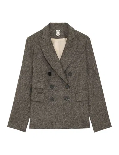 Ines De La Fressange Veste Maurice Grise