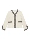 Ines De La Fressange Veste Misia Écru In White