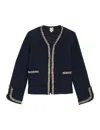 Ines De La Fressange Veste Misia Navy In Blue