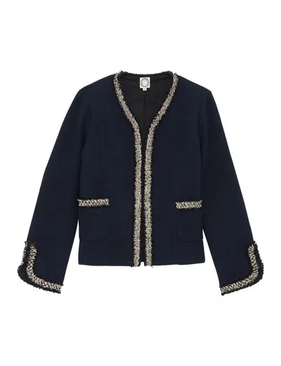 Ines De La Fressange Veste Misia Navy In Blue