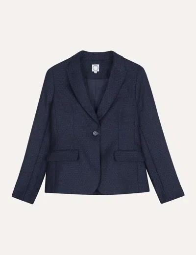 Ines De La Fressange Veste Nicoletta Bleu Marine