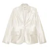 Ines De La Fressange Veste Nicoletta En Coton In Silver