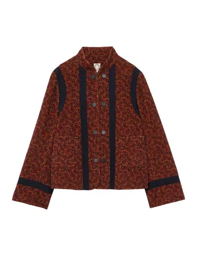 Ines De La Fressange Veste Phoebe Imprimé Rouille