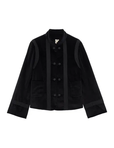 Ines De La Fressange Veste Phoebe Noire Velours