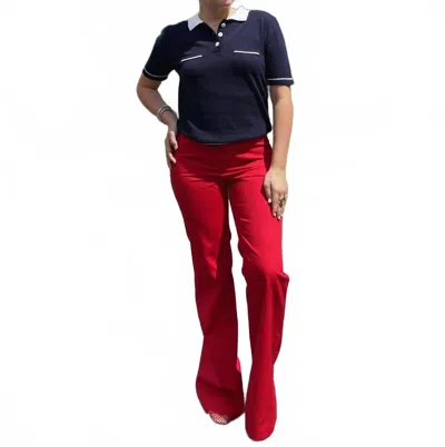 Ines De La Fressange Women's Charlotte Pants In Red