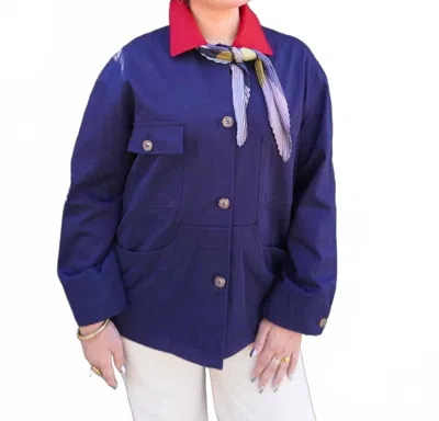 Ines De La Fressange Women's Melchior Jacket In Navy In Blue