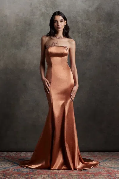 Ines Di Santo Nanni Gown In Brown
