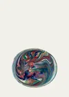Ines-olympe Mercadal Bigarreau Round Salad Plate In Multi