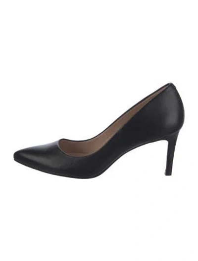 Pre-owned Inez Leather Pumps In Black