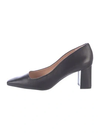 Pre-owned Inez Leather Pumps In Black