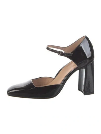 Pre-owned Inez Patent Leather D'orsay Pumps In Black