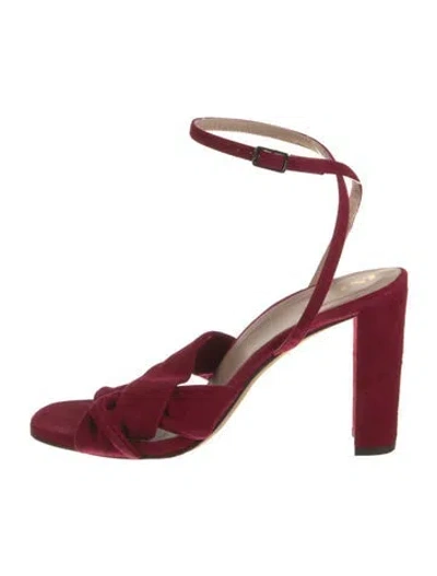 Pre-owned Inez Suede Sandals In Multi
