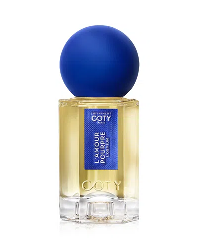 Infiniment Coty Paris L'amour Pourpre L'osmium Extrait De Parfum 1.3 Oz. In Transparent