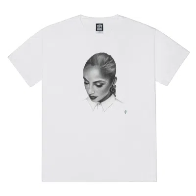 Pre-owned Infinite Archives Men's  X Georgia Bayliss Sweetest Taboo Tee Shirt In White