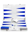 Infinity 14in Lucite Backgammon Set In Blue