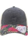 Infinity Her Women´s Printed Visor With Mesh Back Cap In Multi