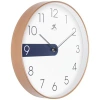 Infinity Instruments Round Plastic Wall Clock 12 Inches In Blue