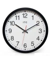 Infinity Instruments Round Wall Clock In Black
