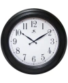 Infinity Instruments Round Wall Clock In Black