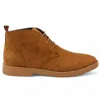 Infinity Leather Men's Tan Premium Desert Style Suede Chukka Boots In Brown