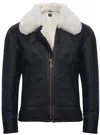 Infinity Leather Mens B3 Ww2 Leather Sheepskin Aviator Flying Jacket-charleston In Multi