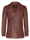 Infinity Leather Mens Cross Zip Mid-length Ce Armour Biker Jacket In Multi