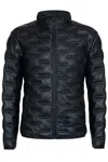 Infinity Leather Mens Quilted Puffer Leather Bomber Jacket - Torpoint In Black